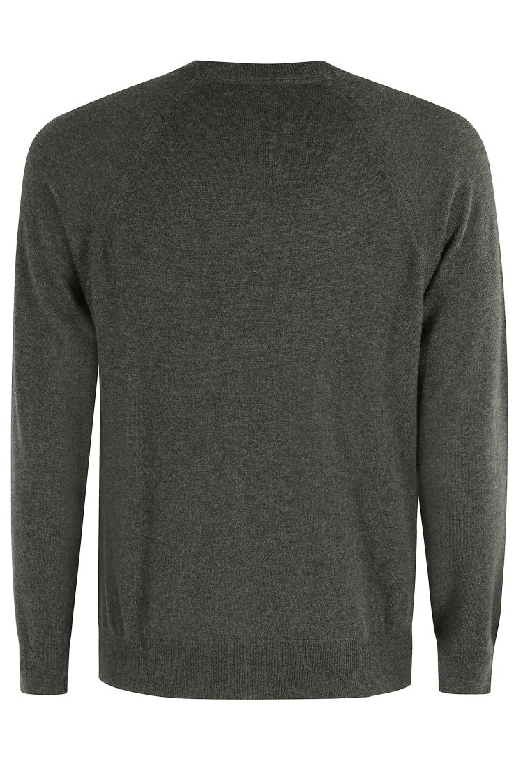 Kangra Long Sleeve Wool Sweater With Ribbed Details