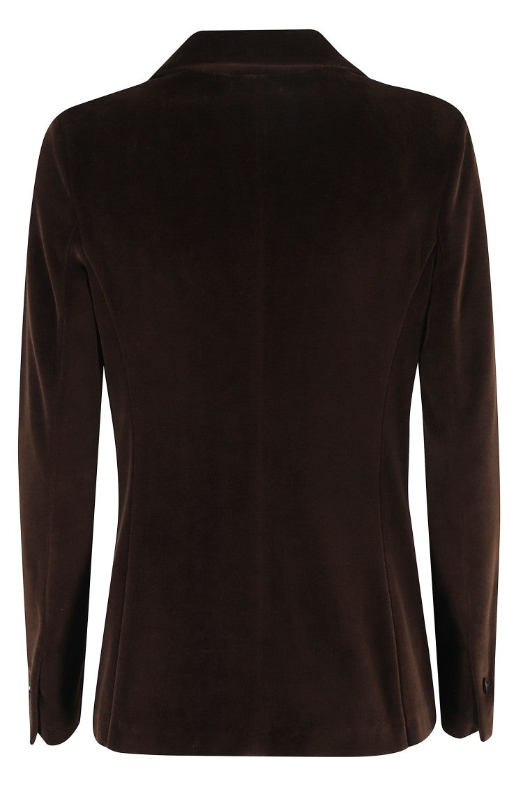 Circolo 1901 Slim Long Jacket With Reverse Neckline
