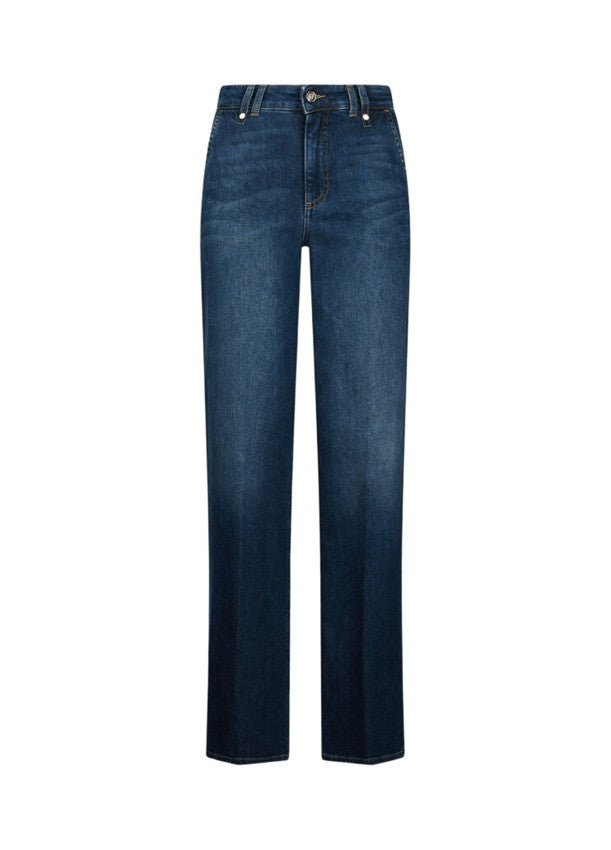 Liu Jo High-Waisted Light Blue Denim Flare Jeans