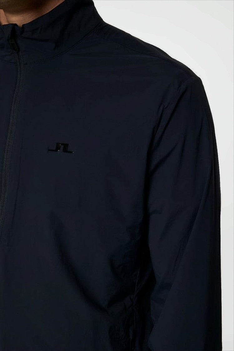 J Lindeberg Black Jacket With Clean Front Zipper
