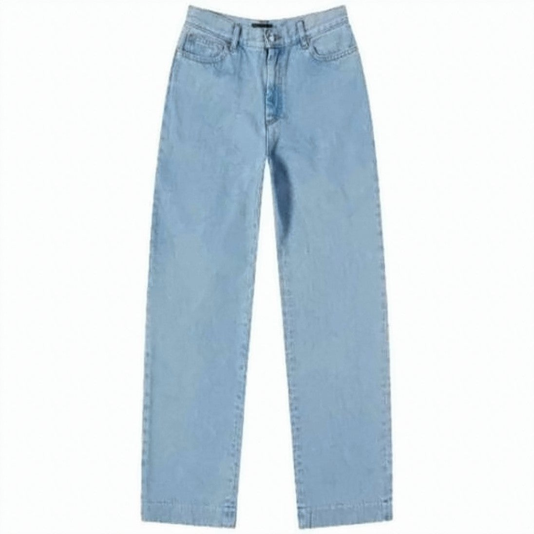 A.P.C. Light Blue Straight-Leg Denim Pants