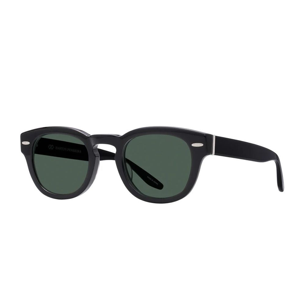 Barton Perreira Bp40010i Demarco Geometric Black Acetate Sunglasses