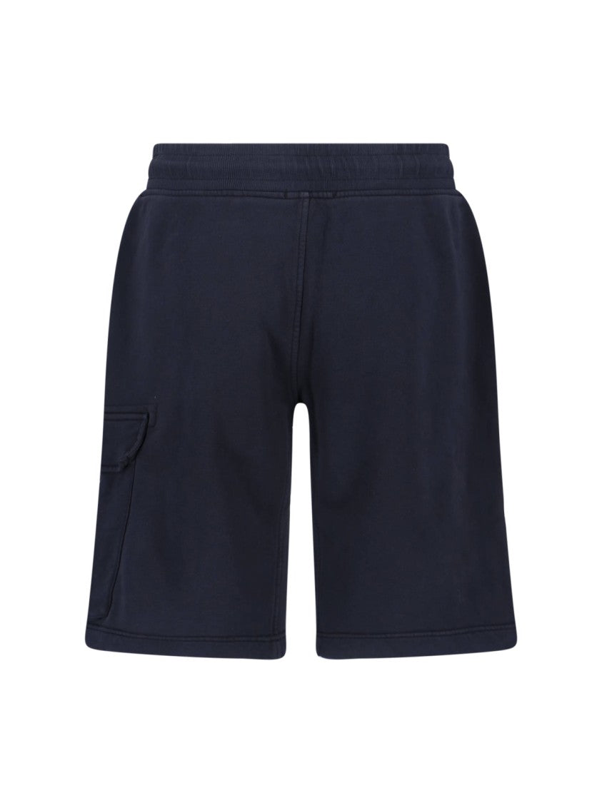 C.P. Company Tailored Fit Trousers With Straight Leg Design And Subtle Detailing