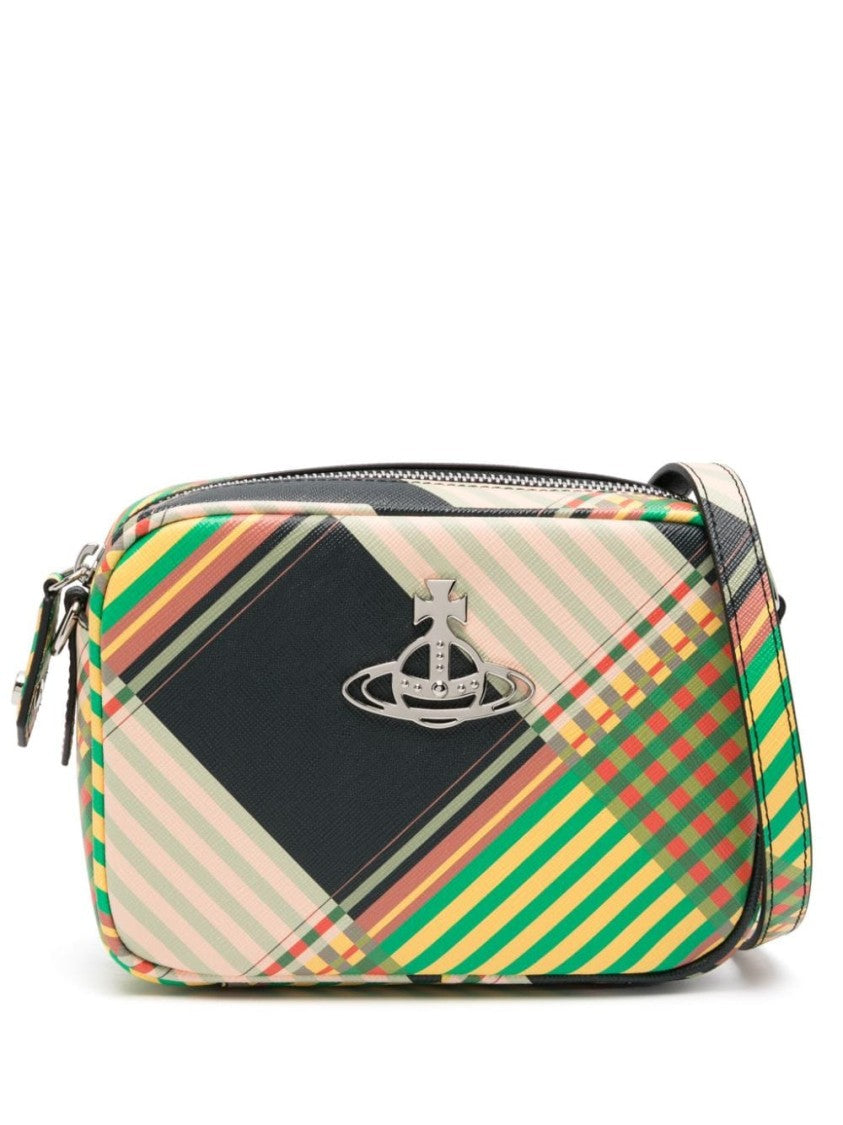 Vivienne Westwood Rectangular Combat Tartan Bag