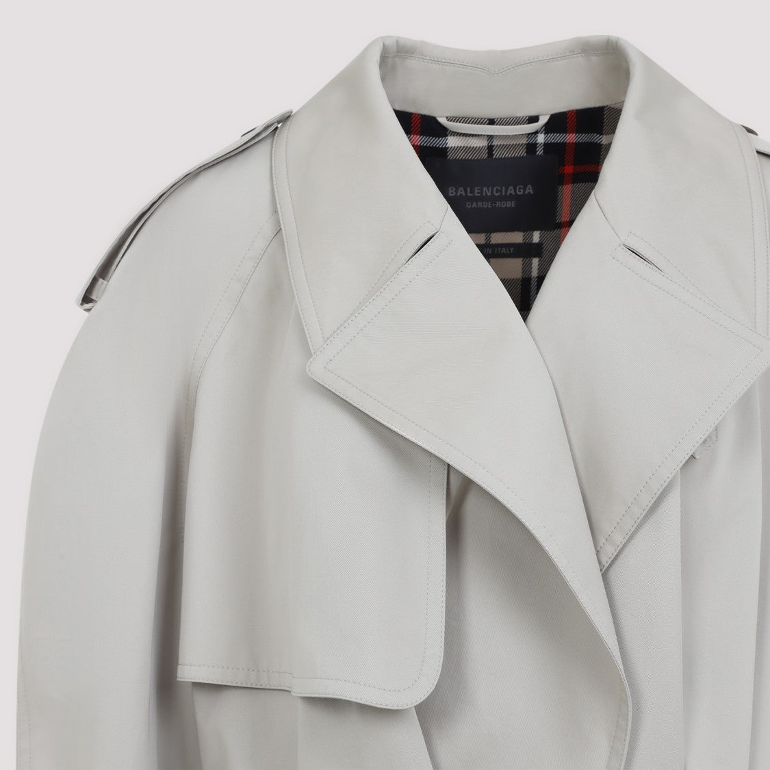 Balenciaga Cropped Trench