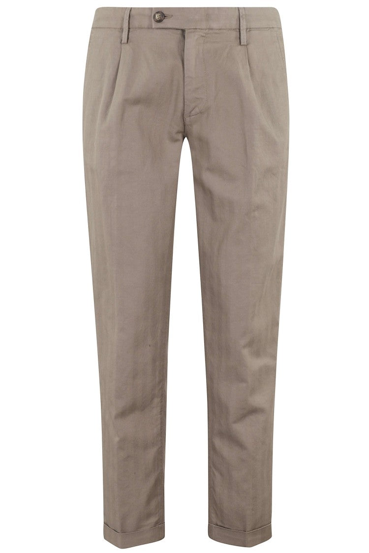 Re-Hash Tailored Fit Trousers With Front Pleats