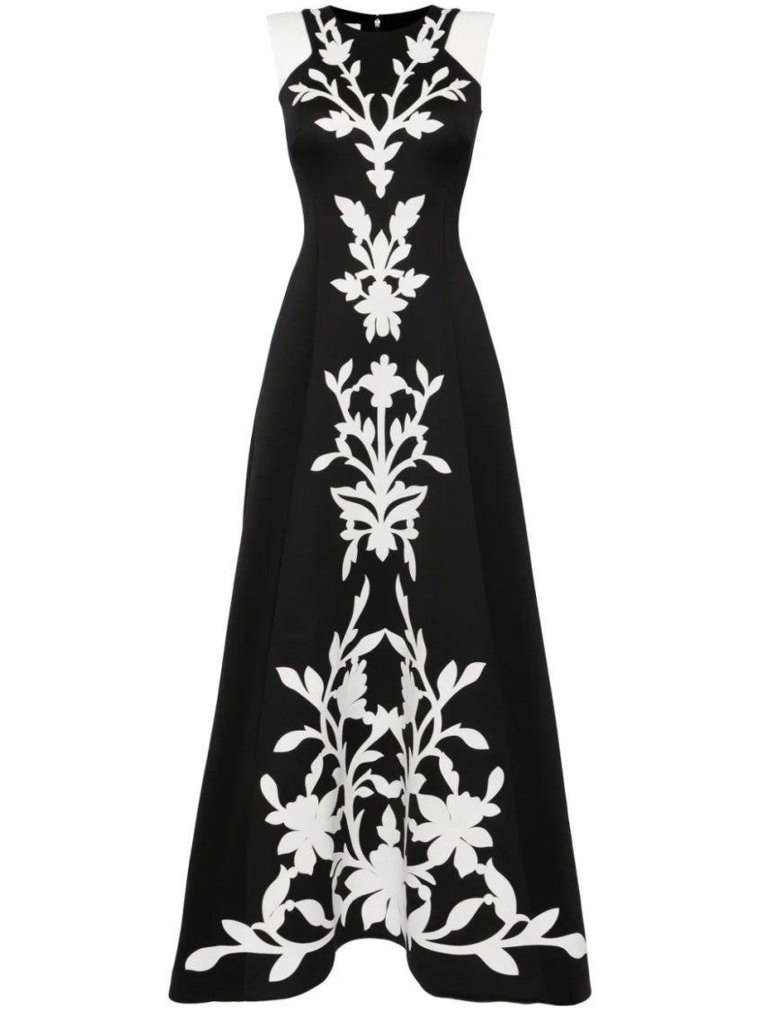 Saiid Kobeisy Neoprene Dress With Matching Embroidery