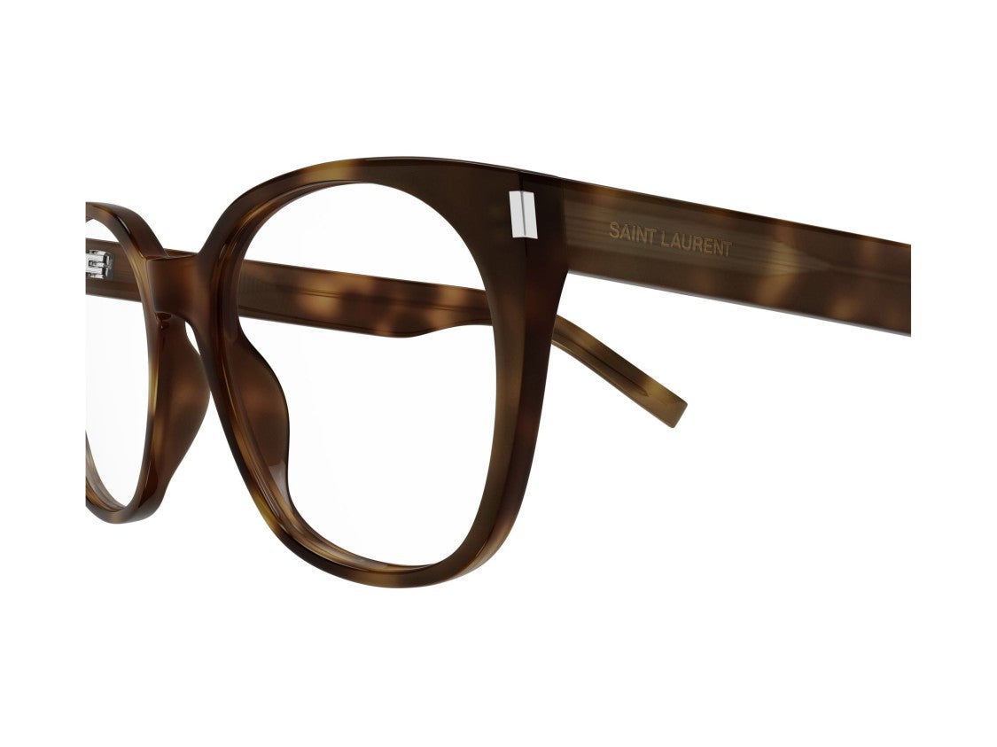 Saint Laurent Silver Sl 897 Tortoiseshell Oversized Square Sunglasses