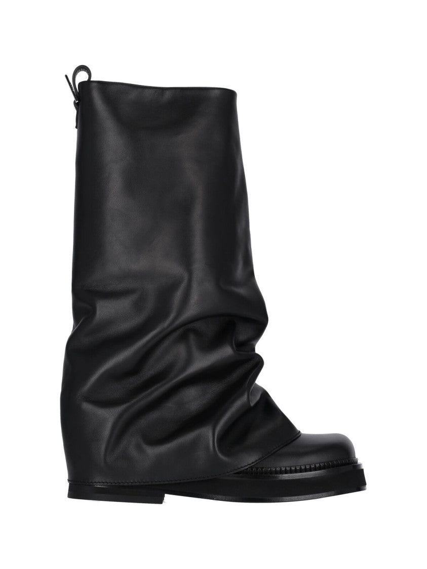 The Attico "Robin" Combat Boots – Black