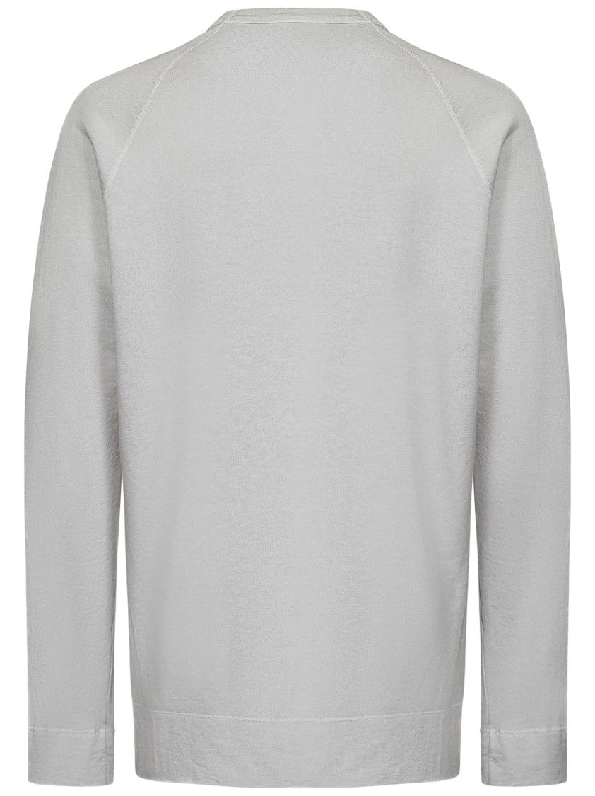 James Perse Vintage Ice Grey Supima Cotton Sweatshirt