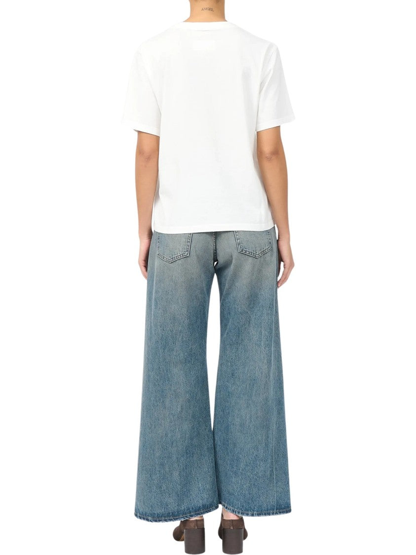 Mm6 By Maison Margiela Handwritten Script Boxy T-Shirt