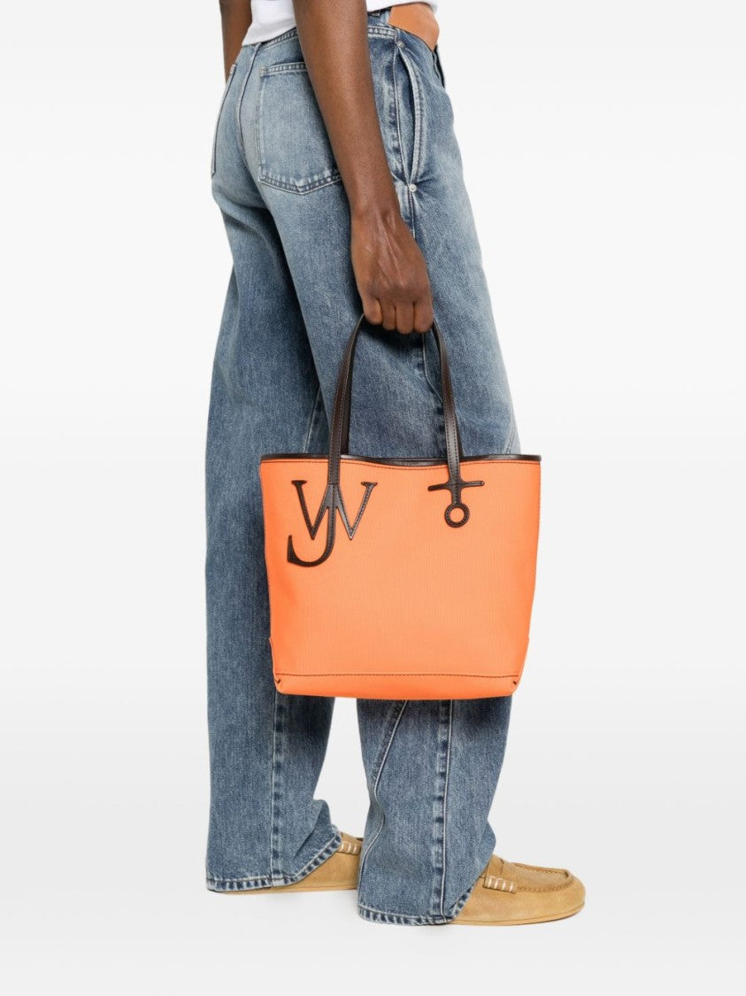 J. W. Anderson Orange Structured Cotton Tote Bag