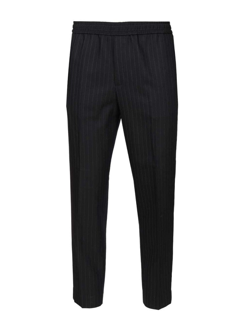 Golden Goose Tailored Blue Pinstripe Trousers