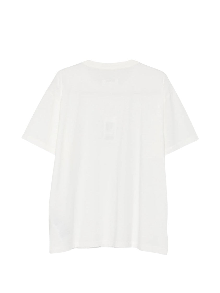 Mm6 By Maison Margiela Classic Centered Logo Patch T-Shirt