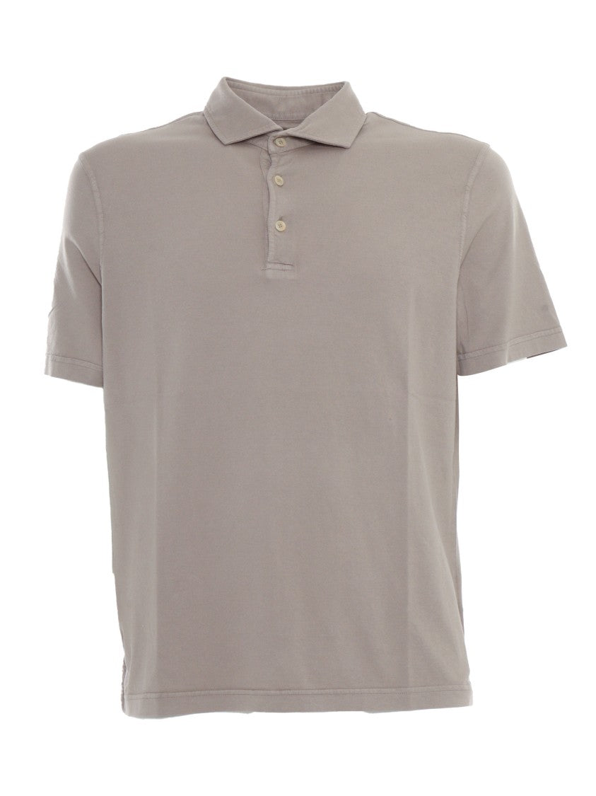 Fedeli Short-Sleeved Knitted Polo Shirt With Classic Collar