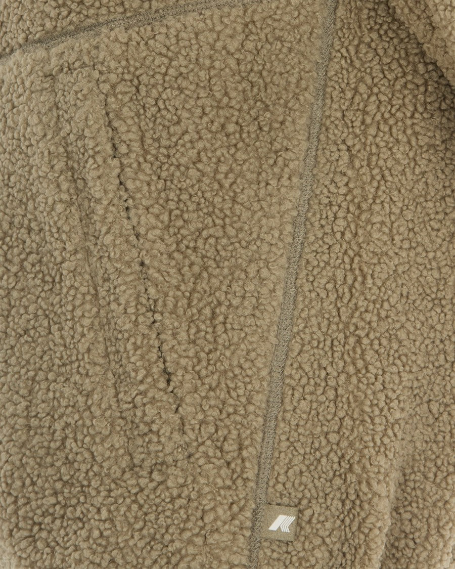 K-Way Pascal Sherpa Polar Double Green Jacket