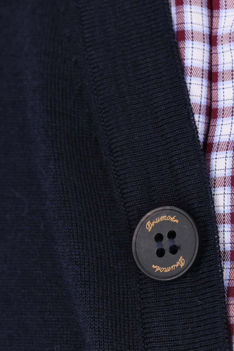 Drumohr Extrafine Super 140’S Wool Cardigan