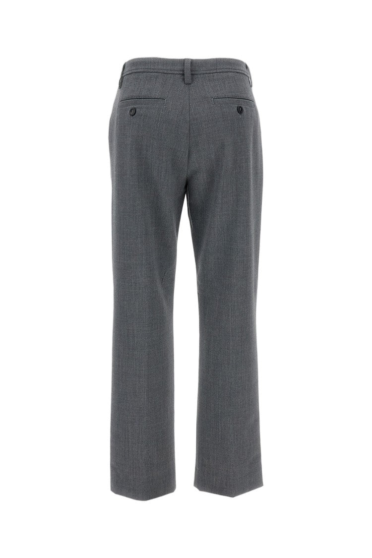 The Latest High-Waisted Blue Trousers With Relaxed Silhouette