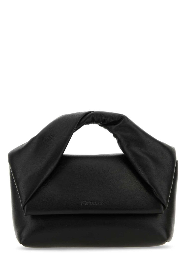 J. W. Anderson Black Nappa Leather Midi Twister Handbag