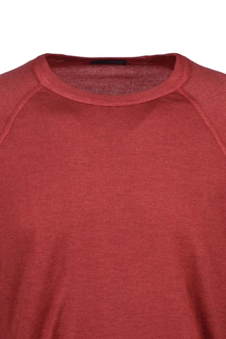 Drumohr Merino Wool Crew Neck Sweater - Brown
