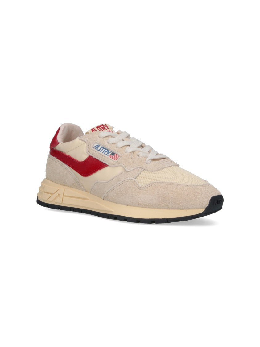 Autry "Reelwind" Low-Top Sneakers Beige