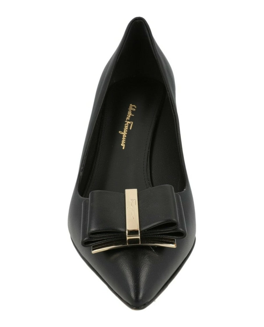 Ferragamo Zeri 70 Leather Pumps