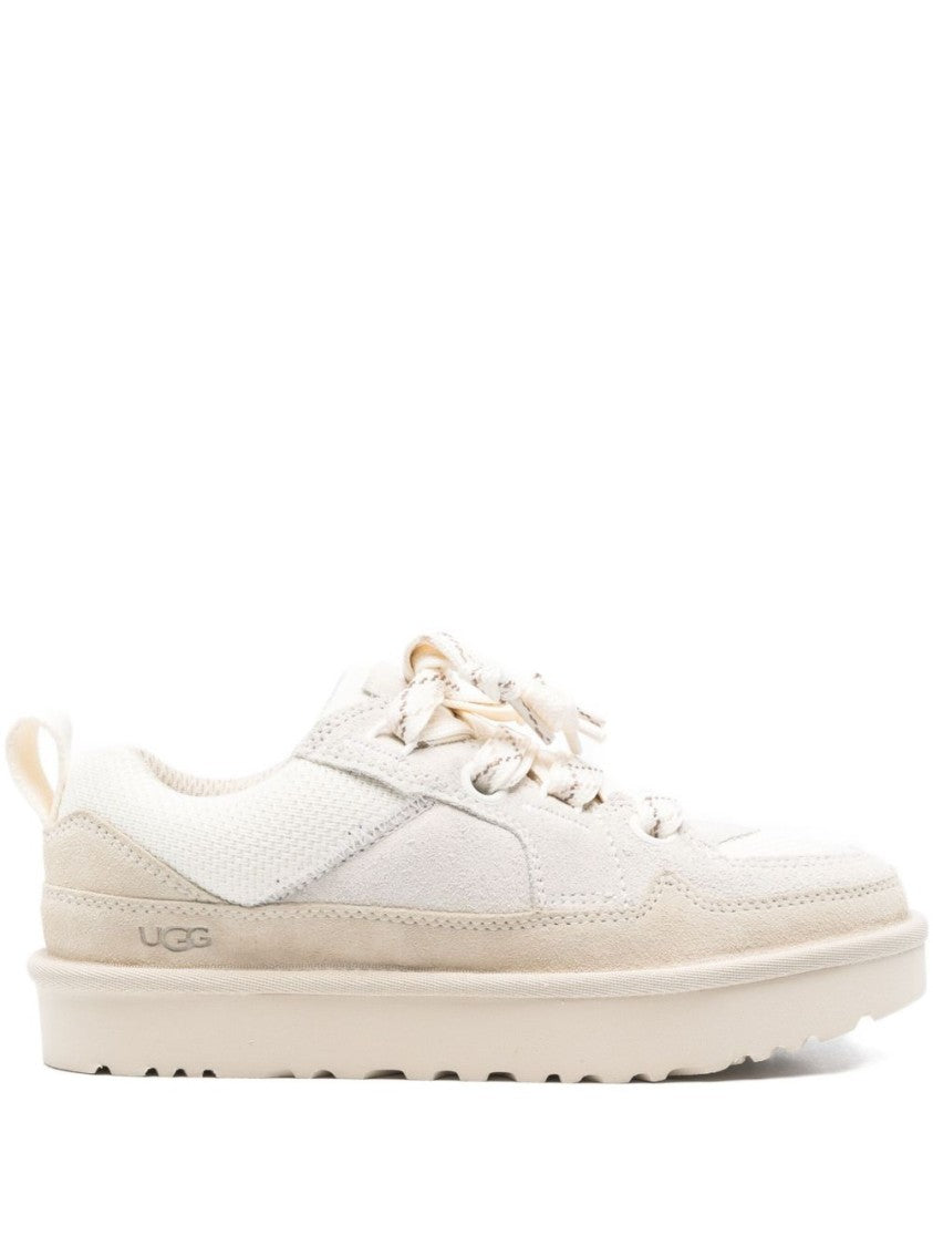 Ugg Low-Top Sneakers With Suede Panels