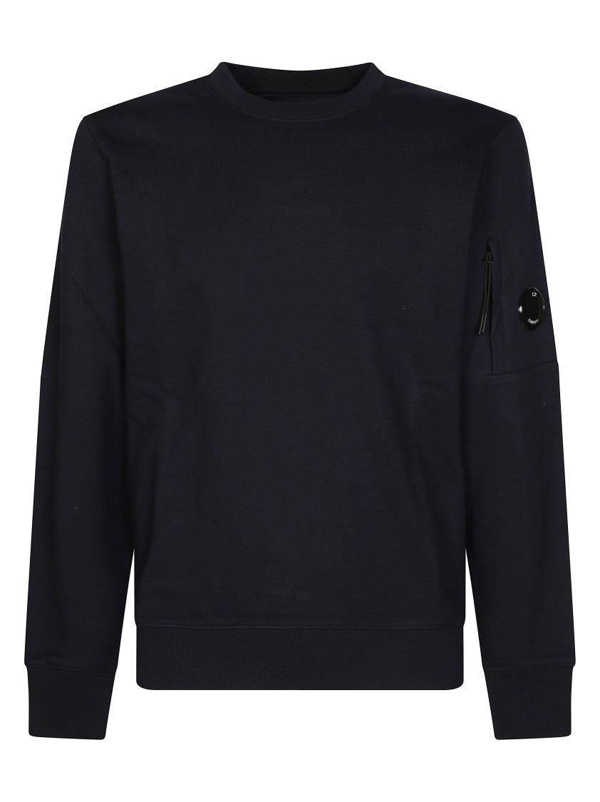 C.P. Company Sweatshirts Crew Neck In Diagonal Raised Fleece