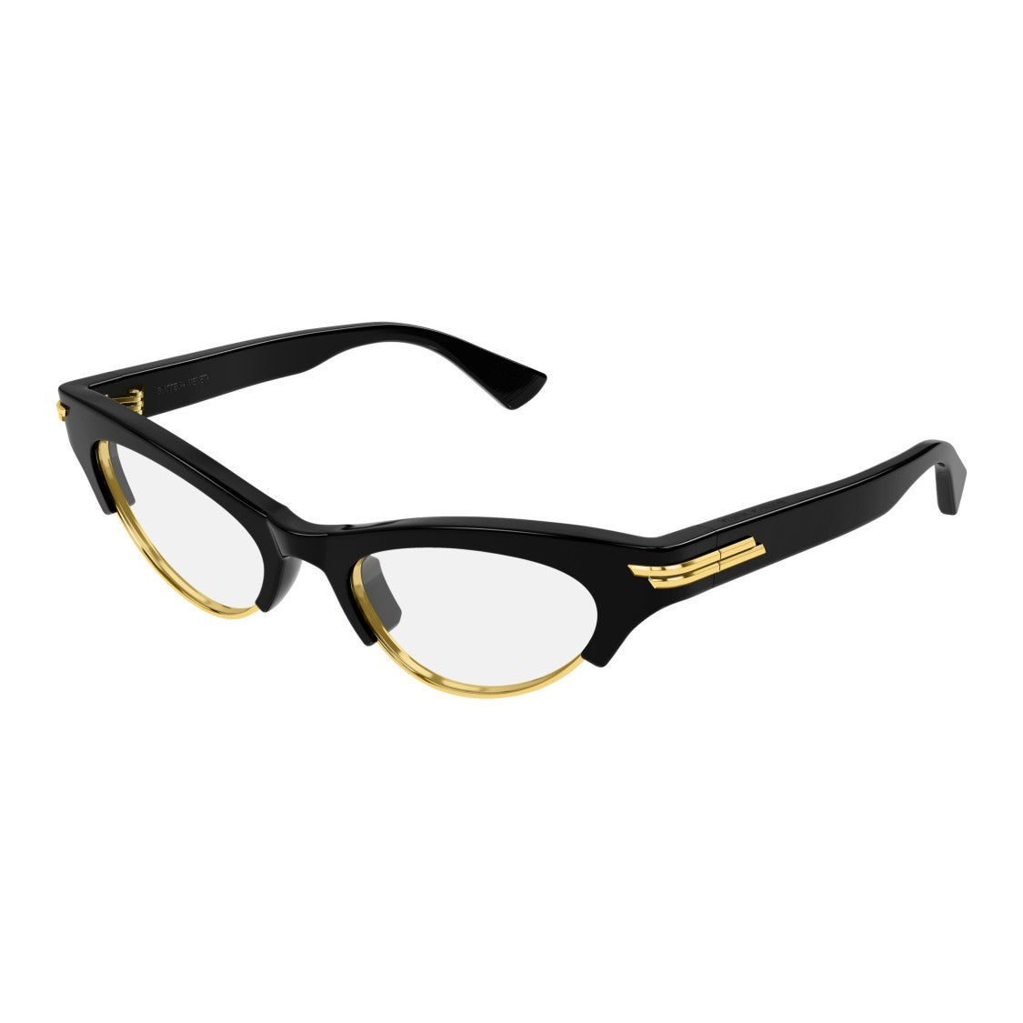 Bottega Veneta Cat-Eye Sunglasses With Gold-Tone Accents