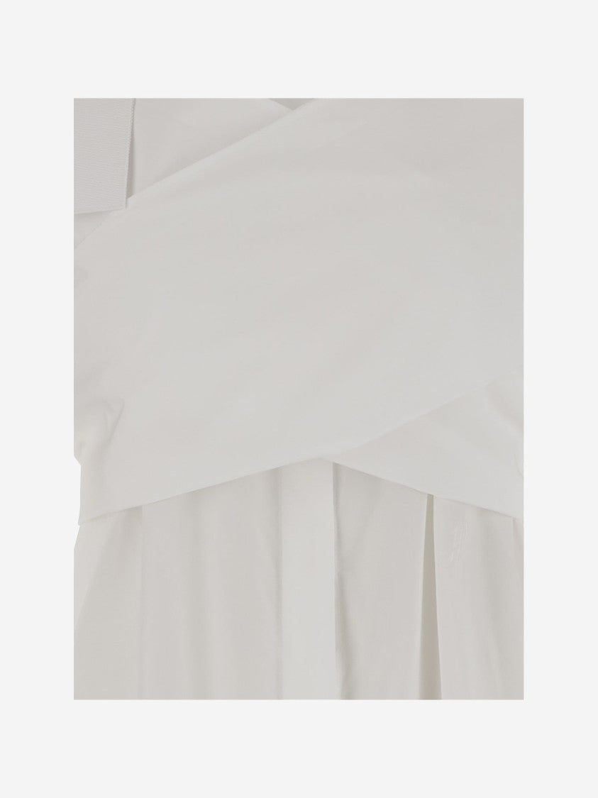 Patou Crossbanded Blouse In Recycled Nylon