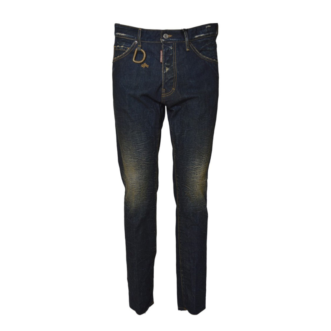 Dsquared2 Dark Indigo Slim-Fit Denim Jeans With Distressed Details