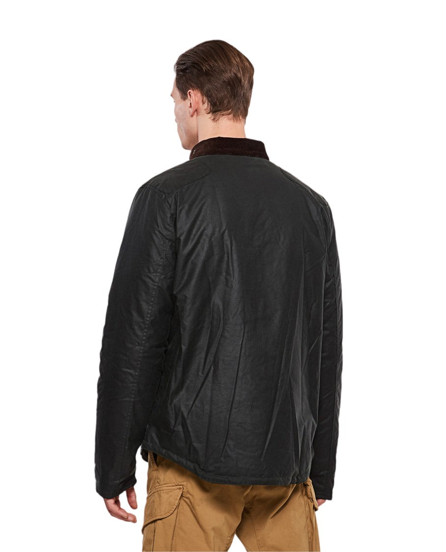 Barbour Green Reelin Waxed Cotton Jacket