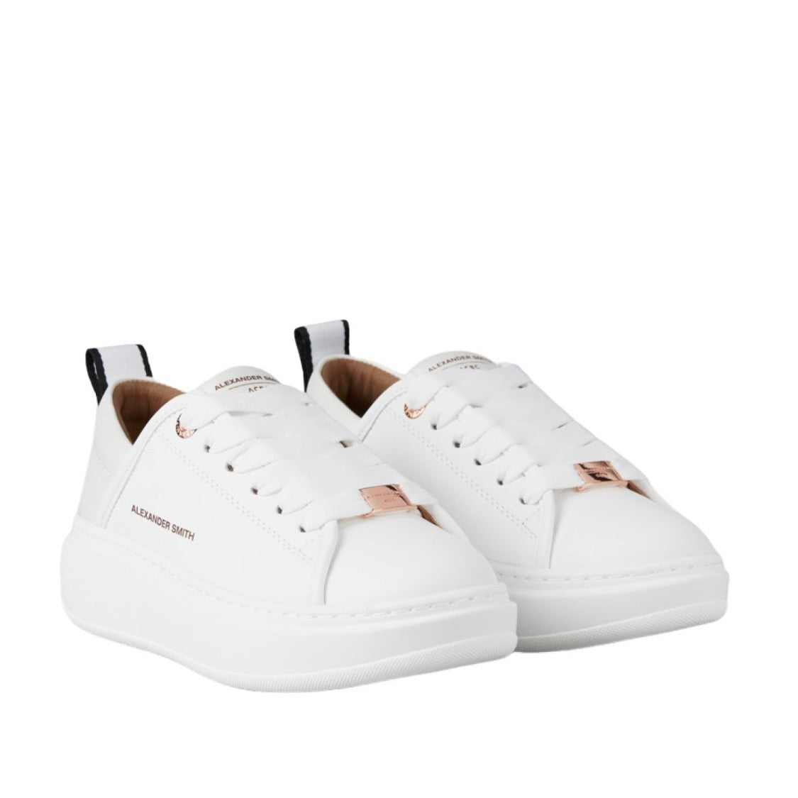 Alexander Smith Ecowembley Sneakers In White Eco Leather