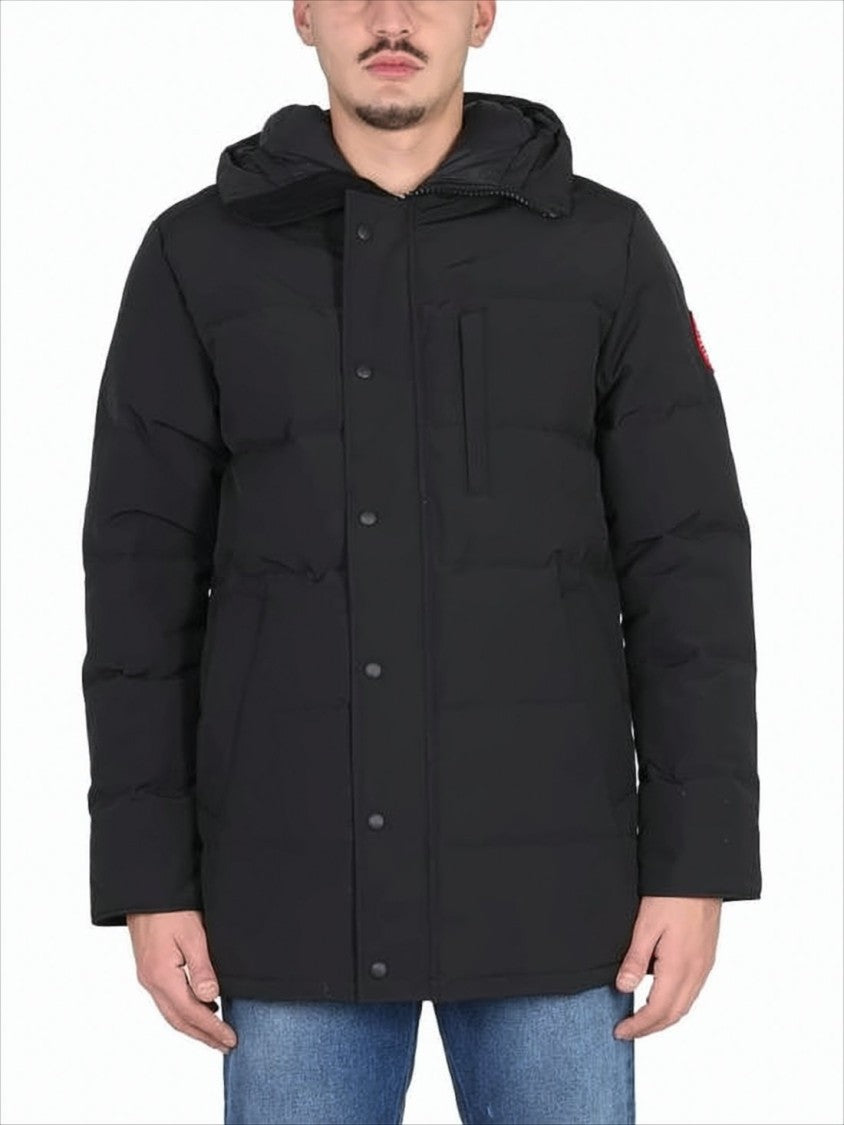 Canada Goose Padded Quilted Jacket With Hood And Snap-Button Closure