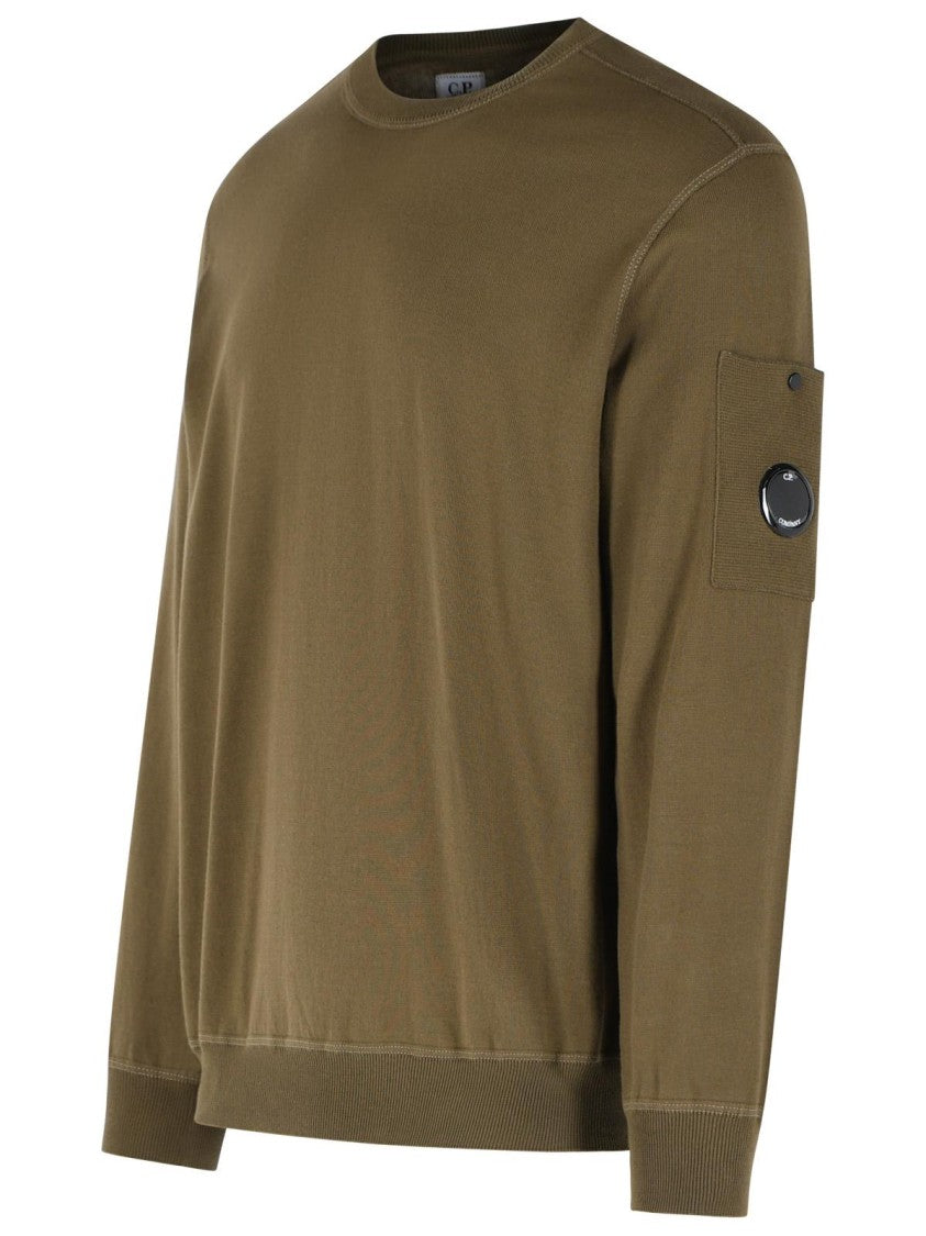 C.P. Company Green Cotton Sweater
