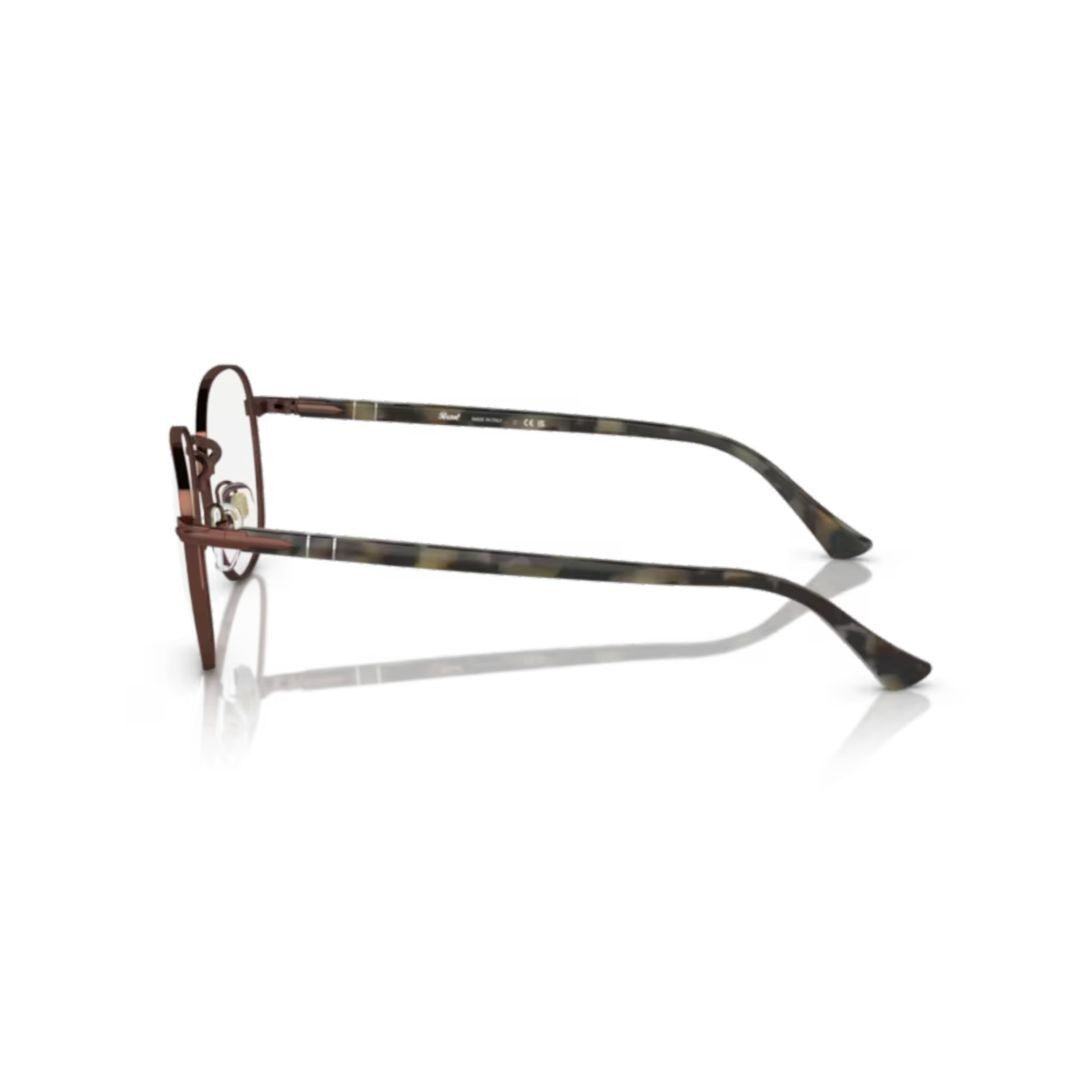 Persol 1007V Vista Thin Brown Metal Frame Eyeglasses