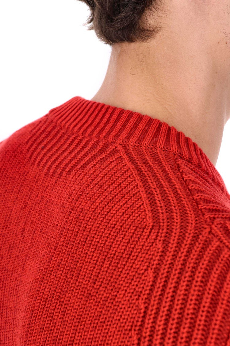 Kenzo Boke Flower Wool-Cotton Crewneck Sweater