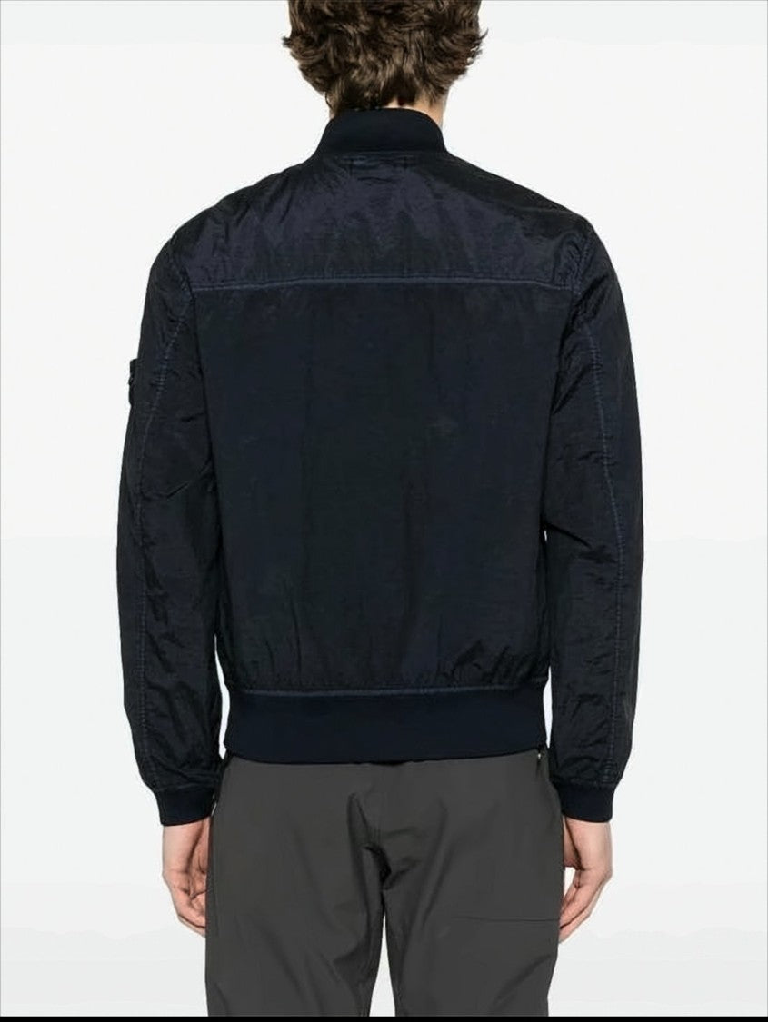 Stone Island Black Lightweight Bomber Jacket