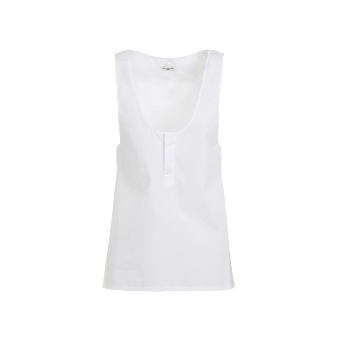 Saint Laurent White Cotton Top