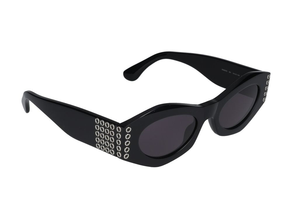 Azzedine Alaïa Sunglasses Aa0057s 001 Black Black Grey 51/21/145