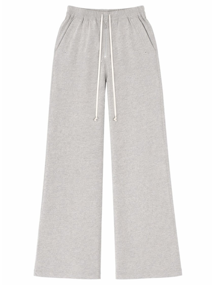 Drkshdw By Rick Owens Neutrals Geth Belas Wide-Leg Cotton-Polyester Pants