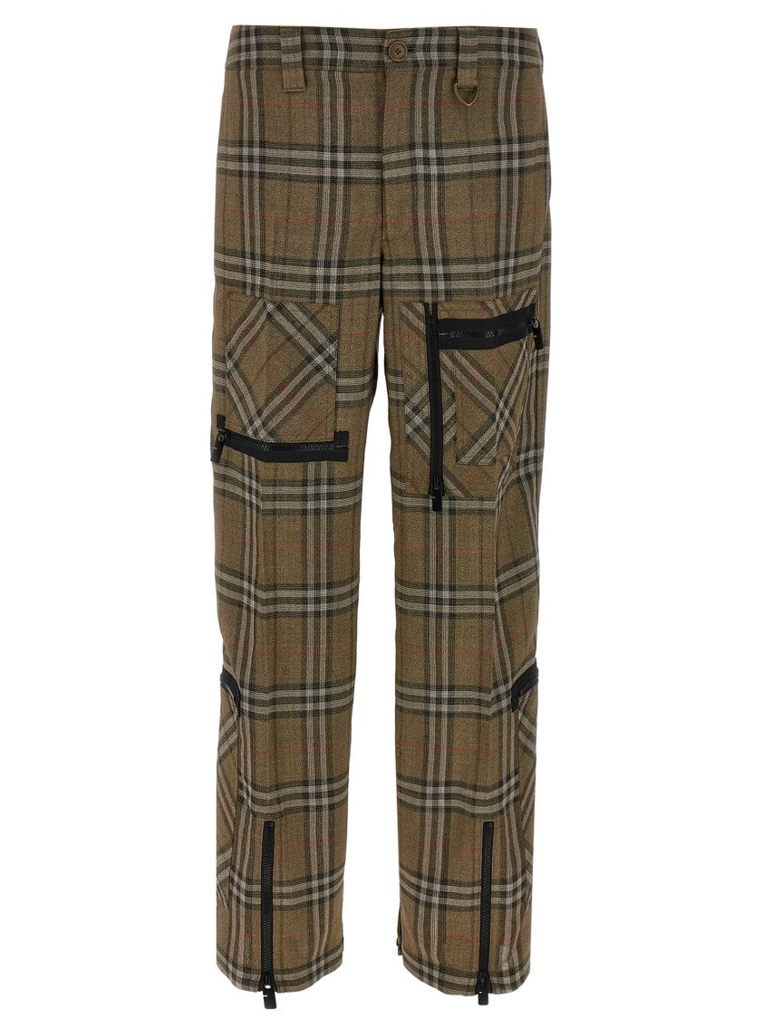 Burberry Check Jacquard Trousers