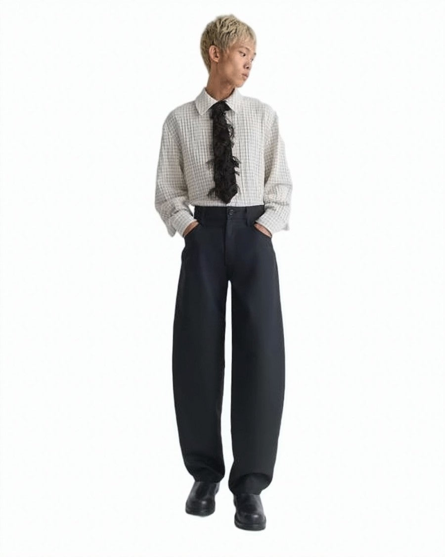Séfr Wide-Leg Pants With High Waist And Minimalist Design