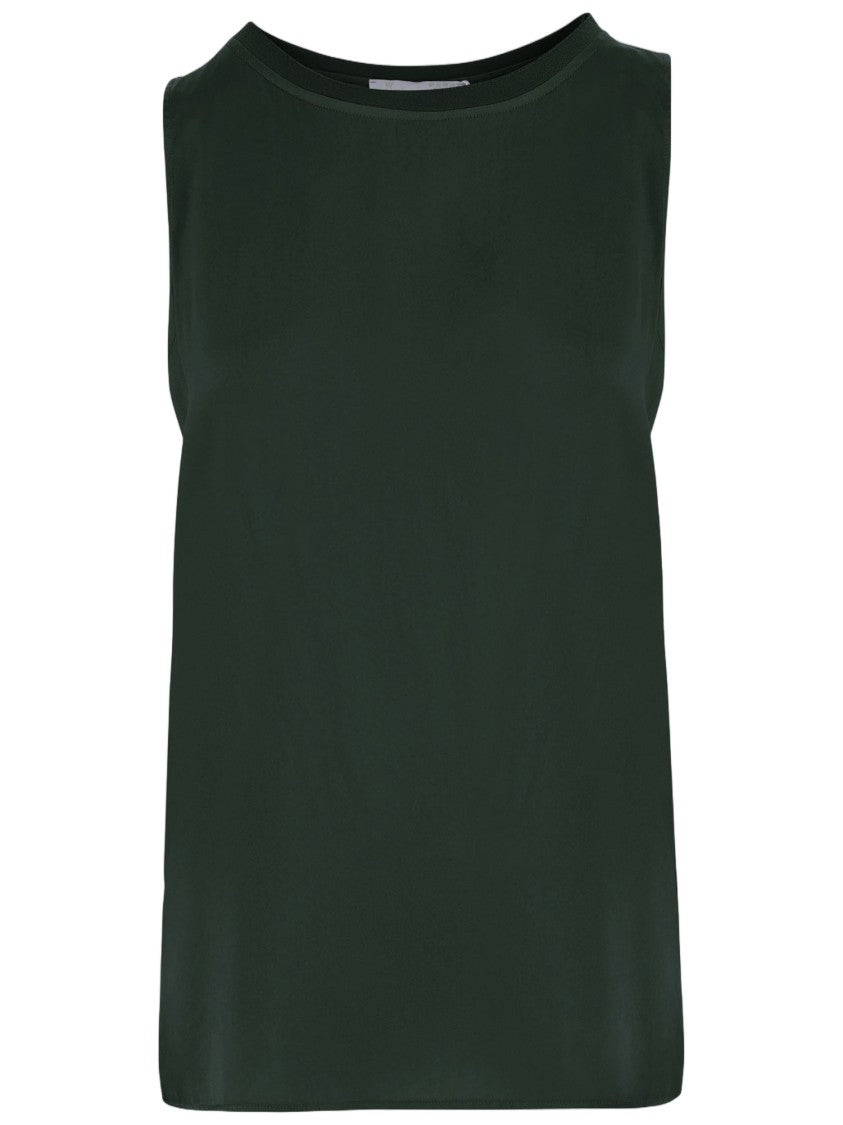 Q-Wins Sleeveless Stretch Cotton Top