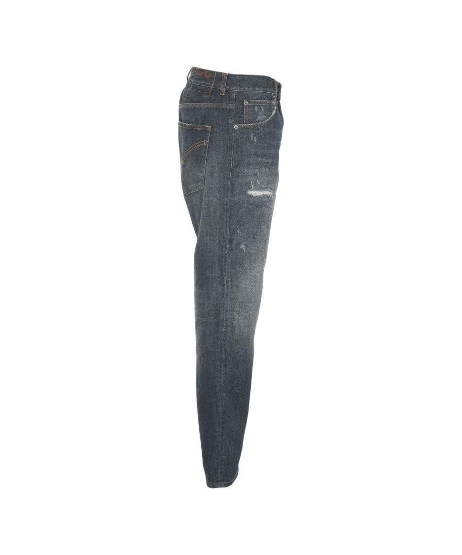 Dondup Straight-Leg Jeans With Classic Five-Pocket Design