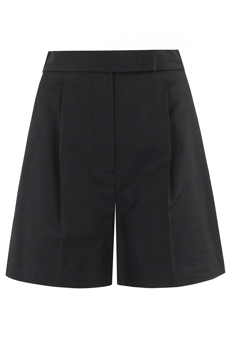 Max Mara High-Waisted Tailored Shorts With Front Pleats And Pockets