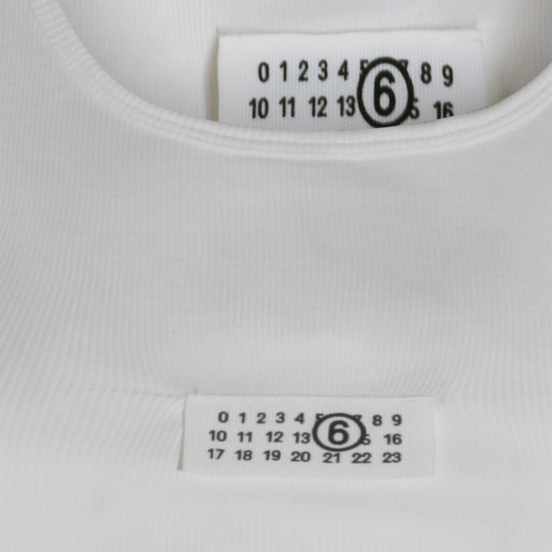 Mm6 By Maison Margiela Fitted Cotton Tank Top