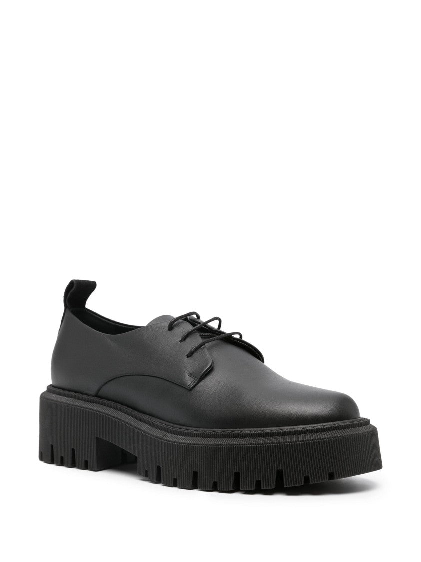 Lorena Antoniazzi 50Mm Lace-Up Leather Loafers
