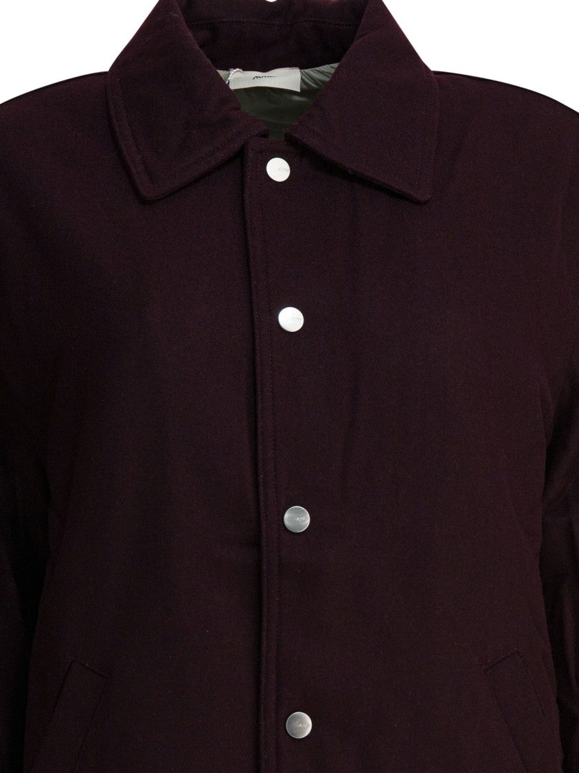 Autry Wool Blend Overshirt Jacket