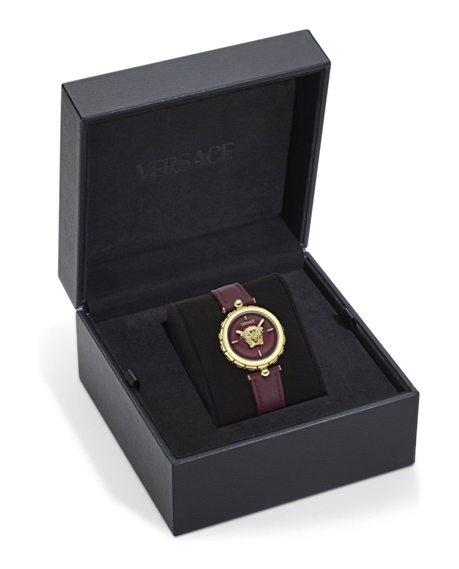 Versace Medusa Jewel Leather Watch